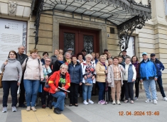 Grupa emerytów w Łodzi