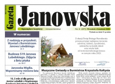Ukazało się nowe wydanie Gazety Janowskiej grudzień 2020