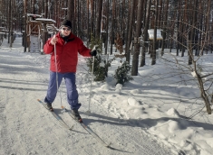 Na nartach biegowych na Ziemi Janowskiej – prawdziwa zima w drugiej połowie stycznia 2021 r.