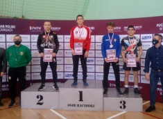 2 złote medale zapaśników JLKS Olimp Janów Lubelski na Pucharze Polski Kadetów