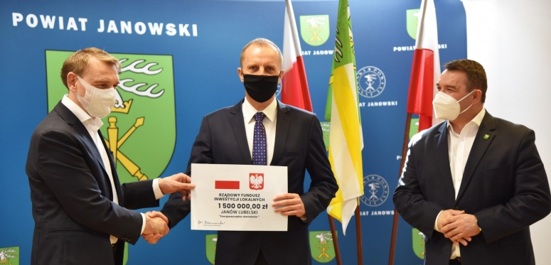 Kolejne środki z Rządowego Funduszu Inwestycji Lokalnych dla gminy Janów Lubelski