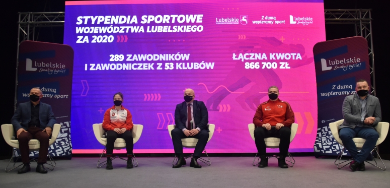 Stypendia sportowe Marszałka Województwa Lubelskiego na rok 2021 przyznane. JLKS Olimp Janów Lubelski