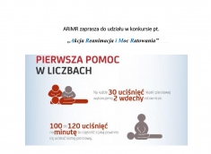 ARiMR zaprasza do udziału w konkursie pt. „Akcja Reanimacja i Moc Ratowania”