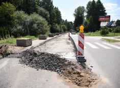 Utrudnienia w ruchu !! Rozpoczęły się prace związane z przebudową 1,6 km drogi powiatowej – ulicy Bohaterów Porytowego Wzgórza