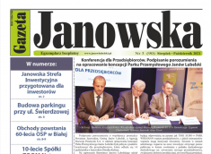 Ukazało się nowe wydanie Gazety Janowskiej (sierpień - październik)