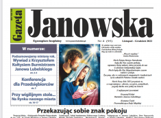 Nowe wydanie Gazety Janowskiej listopad - grudzień 2022
