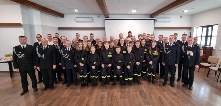 Zebranie sprawozdawcze Ochotniczej Straży Pożarnej i Młodzieżowej Drużyny Pożarniczej