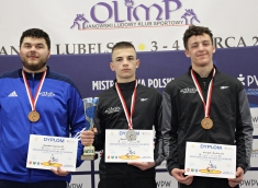3 medale zapaśników "Olimpu" na Mistrzostwach Polski Juniorów U20