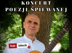 Plakat - koncert poezji śpiewanej Sylwester Bernaciak