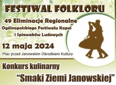 Zapraszamy na Festiwal Folkloru - 12 maj