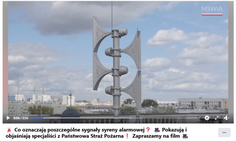 Co oznaczają poszczególne sygnały syreny alarmowej?