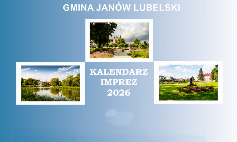 Kalendarz imprez 2026 - Gminy Janów Lubelski