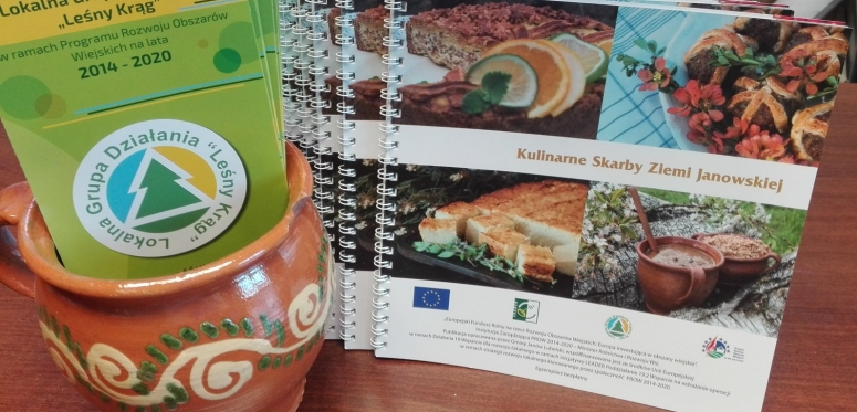 Promocja obszaru objętego LSR poprzez wydawnictwo Kulinarne Skarby Ziemi Janowskiej
